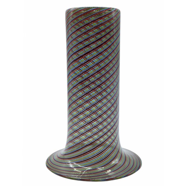 Murano Glass Vase by Lino Tagliapietra for Effetre International, Italy, 1980s For Sale - Image 6 of 9