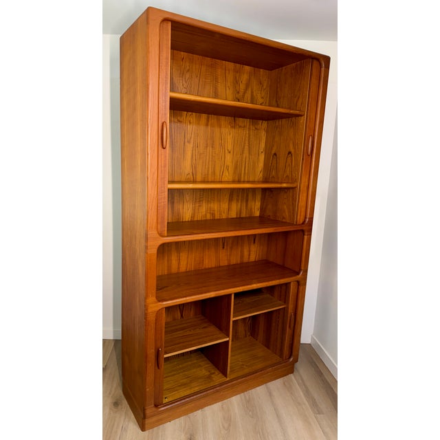 Mid-Century Modern Drylund Mid Century Modern Danish Teak Bookcase Wall Unit, 2pc Located Near Sf, Ca For Sale - Image 3 of 14