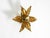 Gold Vintage Florentine-Style Brass Ceiling Lamp by Willy Daro for Massive, Belgium, 1970s For Sale - Image 8 of 18
