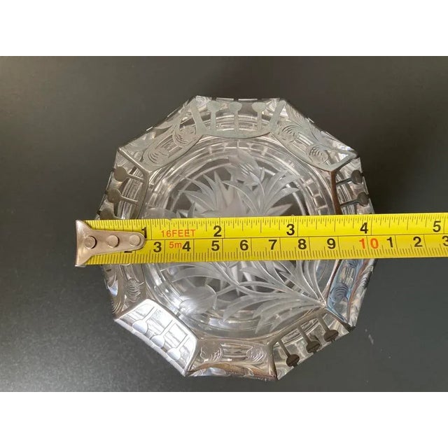 Jewelry Box With Silver Overlay by Heisey, Early 20th Century For Sale - Image 9 of 18