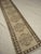 Textile Vintage Turkish Oushak Runner, Hand-Knotted Wool Pile, Ivory & Green, 3' x 11' For Sale - Image 7 of 9
