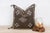 Burnt Umber Nomadic Noir Silk Rug Pillow For Sale - Image 8 of 8