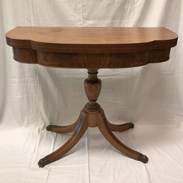 Vintage Imperial Mahogany Game Table Chairish