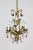1940s Gilt Purple & Amber Fruit Crystal Chandelier For Sale - Image 4 of 12
