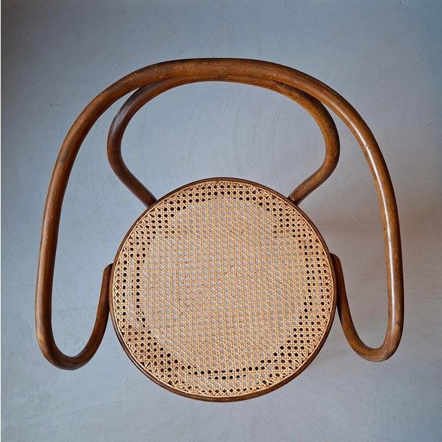 The design of the Vienna nr. 9 / 209 chair dates from 1900. It was a favorite of many famous architects/designers like Le...