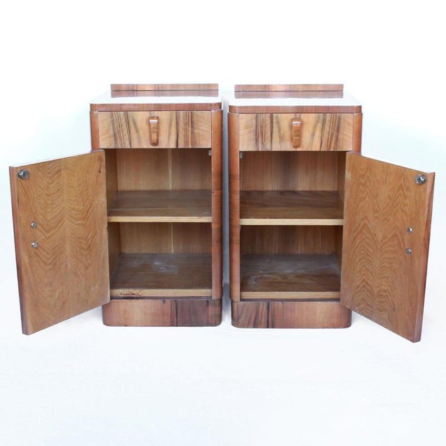 Vintage Bedside Cabinets, 1930s, Set of 2 For Sale - Image 4 of 13
