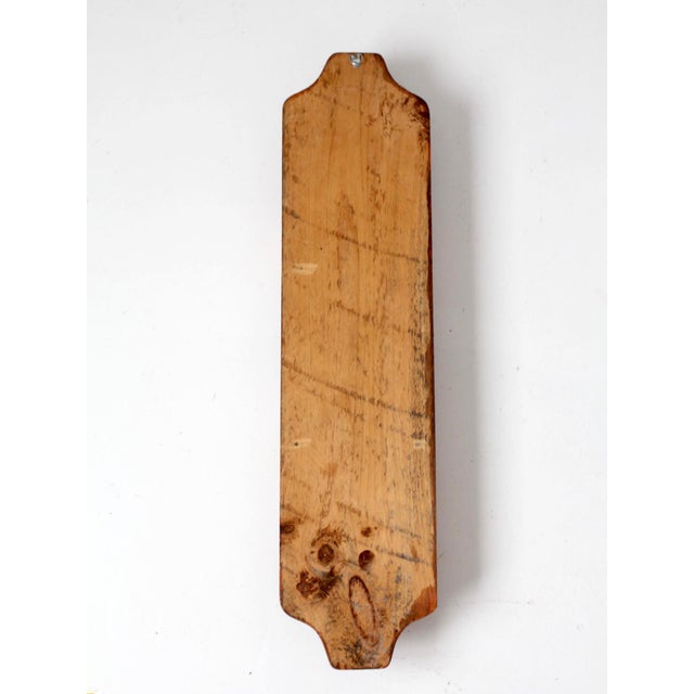 Vintage Handmade Western Wood Wall Organizer With Horseshoe For Sale - Image 11 of 11