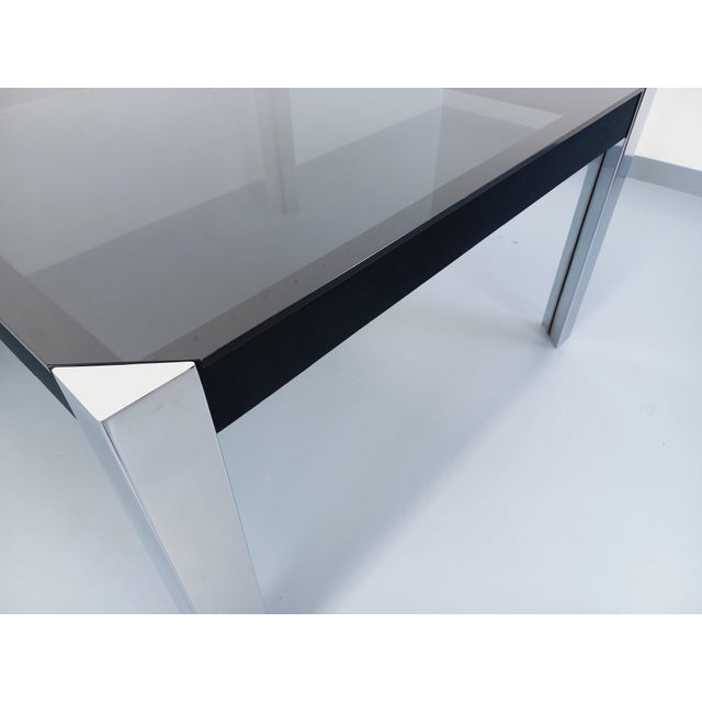 Vintage Italian Square Dining Table by Guido Faleschini, 1970s For Sale - Image 12 of 18