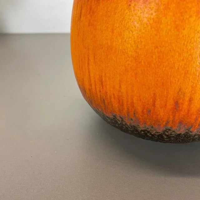 Ceramic Multi-Color Pottery Fat Lava Vases from Scheurich, Germany, 1970s, Set of 2 For Sale - Image 7 of 18