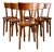 Bent Beech Bistro Chairs by Joamin Baumann for Baumann, 1970s, Set of 6 For Sale