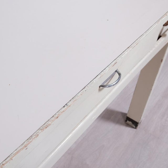 Wooden Kitchen Table with Pasta Drying Rack and Rolling Pin, 1960s For Sale - Image 3 of 17