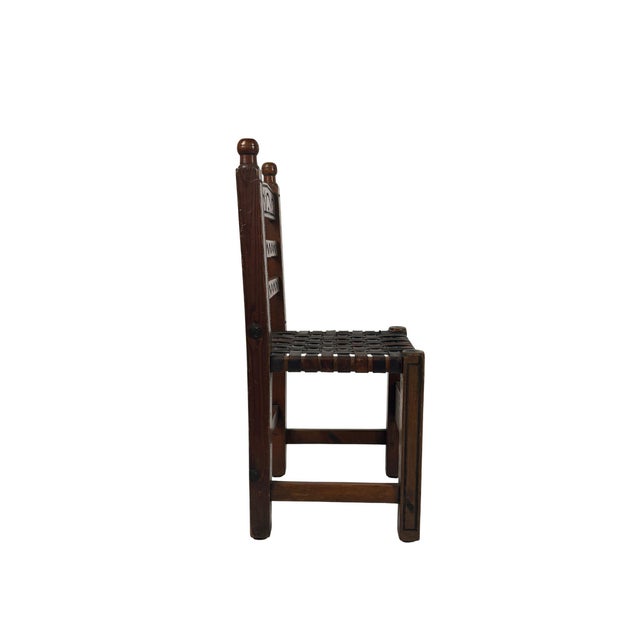Brown Vintage Chairs by Casa Valenti, 1960s, Set of 4 For Sale - Image 8 of 10
