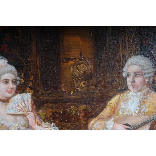 Stephan Sedlacek, Rococo Painting, Oil on Canvas, Framed For Sale - Image 10 of 18