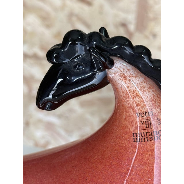 Hippocampus Horse Sculpture by Toni Zuccheri for Barovier & Toso, 1980 For Sale - Image 3 of 11