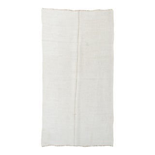 Modern Vintage Hemp Kilim Rug - 4`6″ X 9`10″ Ft. For Sale