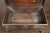 English 1920s Sarah Rackett Metal Trunk with Handles Mounted on New Custom Stand For Sale - Image 12 of 12