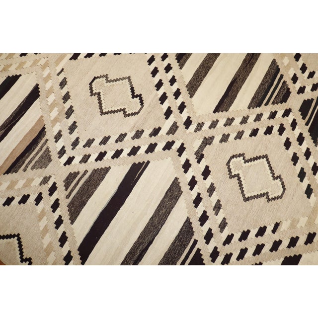 Mid-Century Modern Room Size Turkish Kilim - 10'1" x 14' For Sale - Image 12 of 18