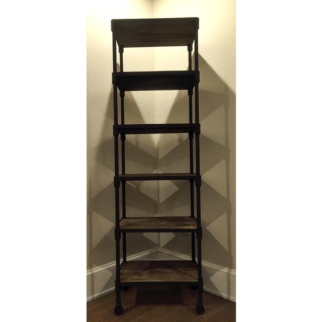 Restoration Hardware Dutch Industrial Narrow Shelving Chairish