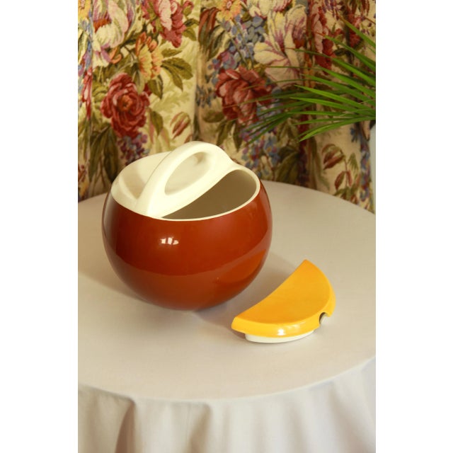 Vintage Italian Biscotti Ceramic Bowl by Riccardo Schweizer for Pagnossin, 1970s For Sale - Image 4 of 14