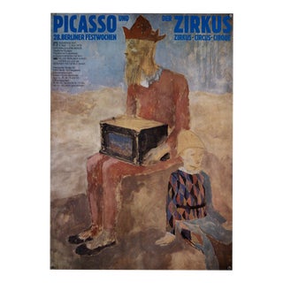 Picasso the Circus Exhibition Poster by Pablo Picasso, 1978 For Sale