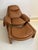 Metal Set of P60 Lounge Chair and Ottoman attributed to Vittorio Introini For Sale - Image 7 of 7
