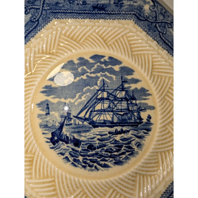 Mid 19th Century Mason's Ironstone American Marine Dinner Plates- Set of 11 For Sale In Boston - Image 6 of 14