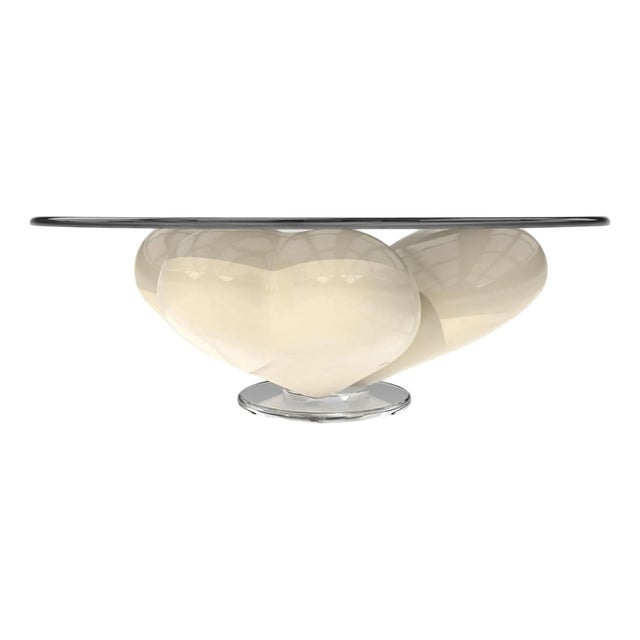 Evelia Porcelaine Skin Coffee Table from Eje-Design For Sale