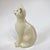 Sleek and stately white cat with black accents and green eyes from Belleek Potteries of Ireland. Great gift for the cat...