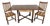 Professionally Refinished 1930s Solid Oak Barley Twist Desk/Table & 2 Matching Chairs Set For Sale