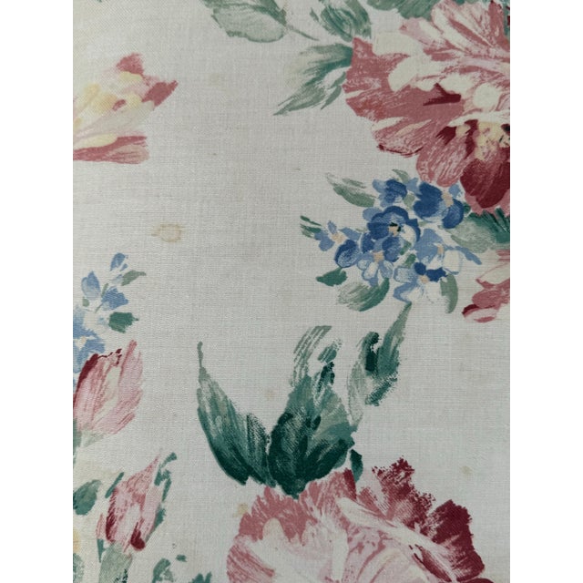 Set of 6 Vintage Floral Upholstered Parsons Chairs For Sale - Image 12 of 12