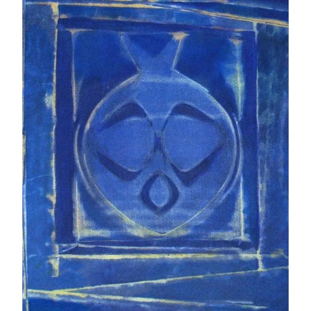 Paper After Max Ernst, Vase Bleue, 1958, Stencil in Colors For Sale - Image 7 of 12
