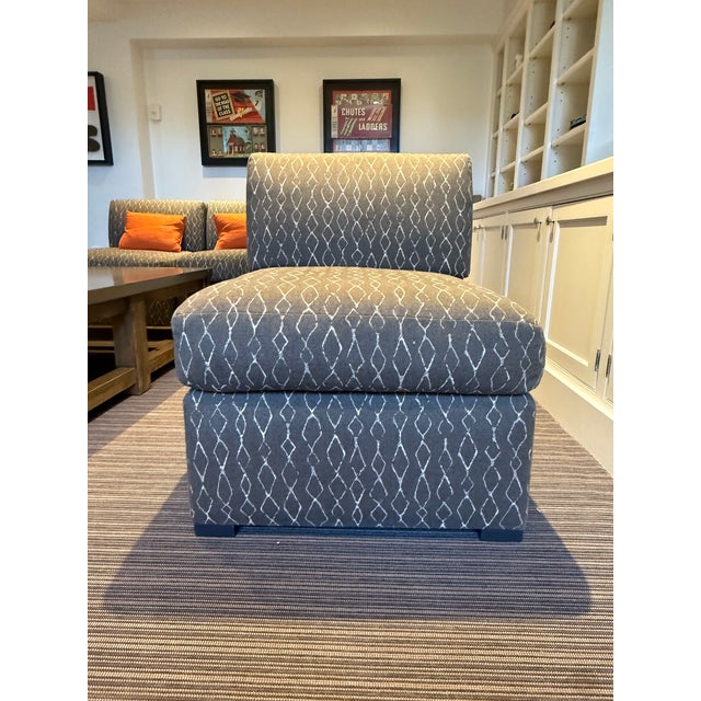 Attributed Billy Baldwin Pattern Accent Chairs (4) For Sale - Image 9 of 10