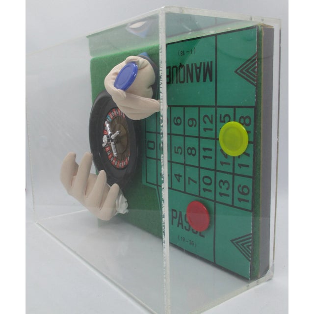 Textile Helen and Bill Leonardi & Co. "The Roulette Player" Sculpture 1987 For Sale - Image 7 of 13