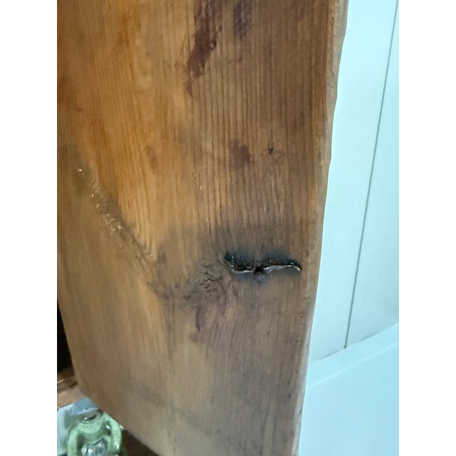 Wood Antique Rustic Wall Unit Plate Cabinet, 1900s For Sale - Image 7 of 18