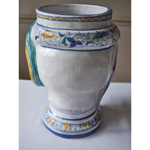 Dolce & Gabbana Dolce & Gabbana Ceramic Moor's Head For Sale - Image 4 of 9