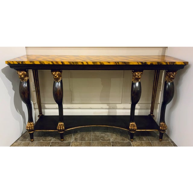 John Richard Empire Style Console Table For Sale In Atlanta - Image 6 of 6