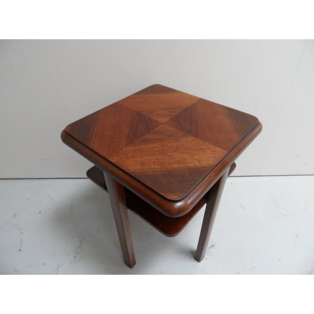 Art Deco Walnut Coffee Table, 1890s For Sale - Image 6 of 10