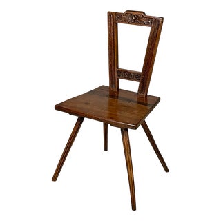Italian 19th Century Style Chair in Wood, 1930s For Sale
