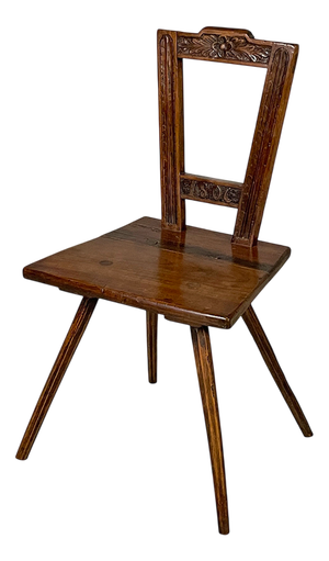 Italian 19th Century Style Chair in Wood, 1930s