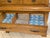 Thomasville Solid Oak Early American Style Chest-on-Chest Tallboy Dresser Vintage 1960 For Sale - Image 10 of 11