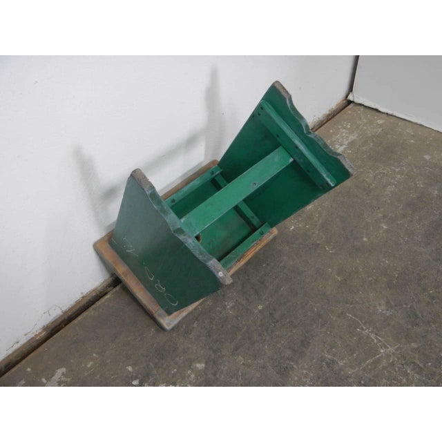 Mid-Century Fir Stool, 1960s For Sale - Image 9 of 11