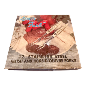 1970s Mid Century Modern Appetizer Hors D’oeuvre Forks - Set of 12