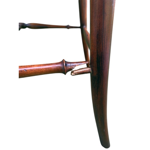 Victorian Antique Victorian Rosewood Parlor or Dressing Chair For Sale - Image 3 of 12