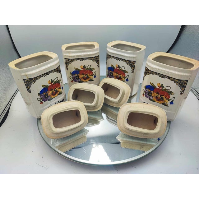 Ceramic Containers, 1890s, Set of 4 For Sale - Image 10 of 11