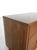 Mid Century Modern Three Drawer Chest With Curved Drawer Fronts and Brass Hardware For Sale - Image 4 of 17