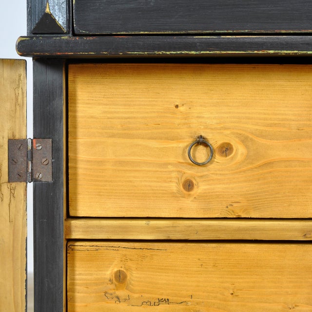 Antique Pine Sideboard with Drawers, 1900 For Sale - Image 6 of 13