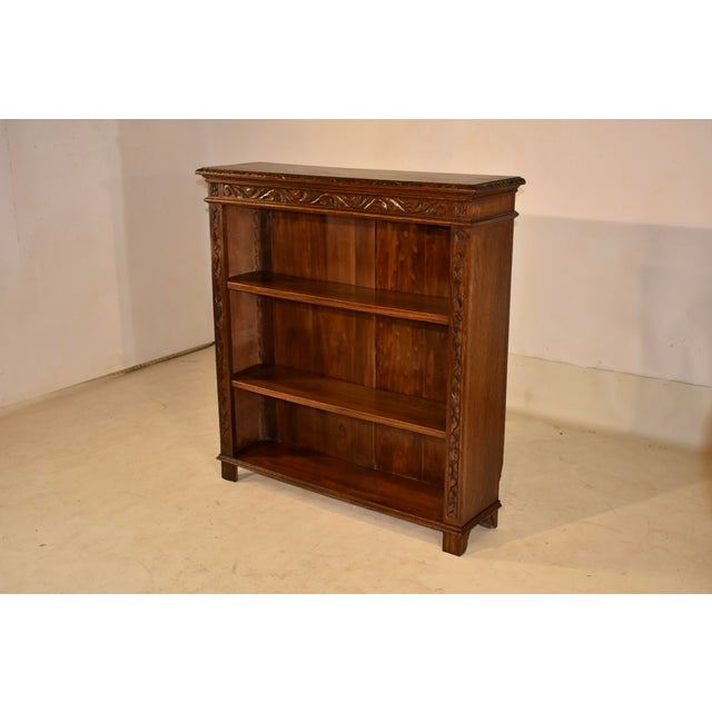 French Provincial Late 19th Century French Oak Bookcase For Sale - Image 3 of 9