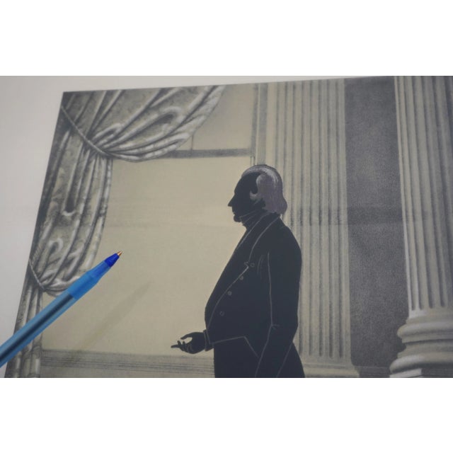 Pair State Representatives Calhoon & Clay Framed Silhouettes For Sale - Image 9 of 12