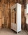 Wood Antique White Mirrored Wardrobe, 1890s For Sale - Image 7 of 13