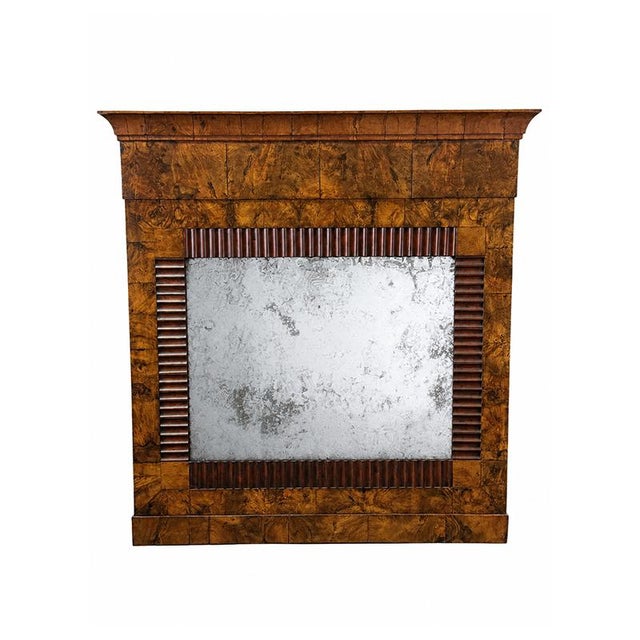 19th Century Large 19th Century Briar Mirror For Sale - Image 5 of 5